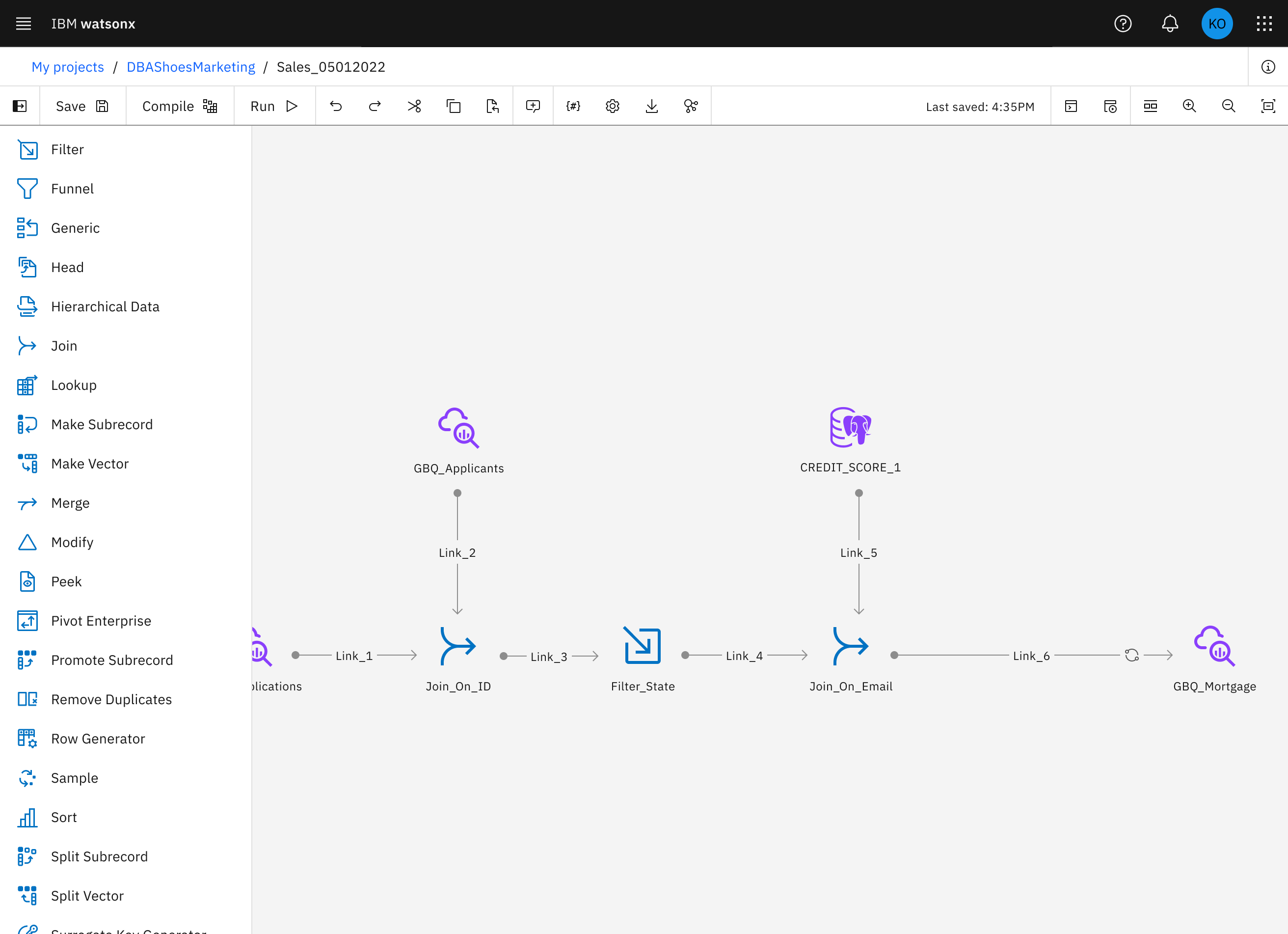 Create a batch data flow